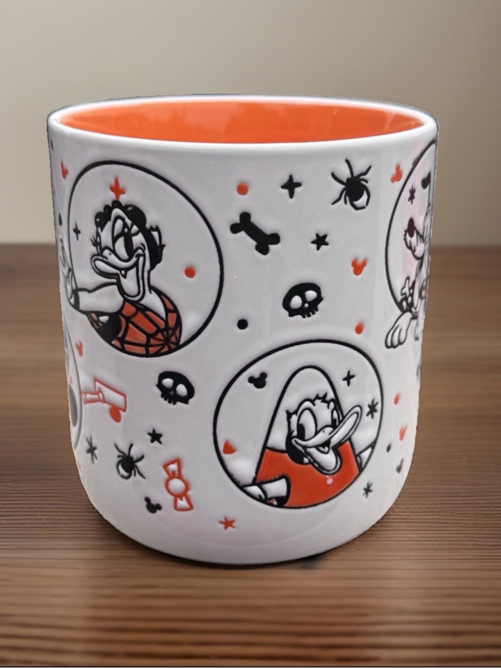 Disney Pixar Mickey & Friends Halloween Candy & Costumes Coffee Mug RARE Zrike - Picture 2 of 5